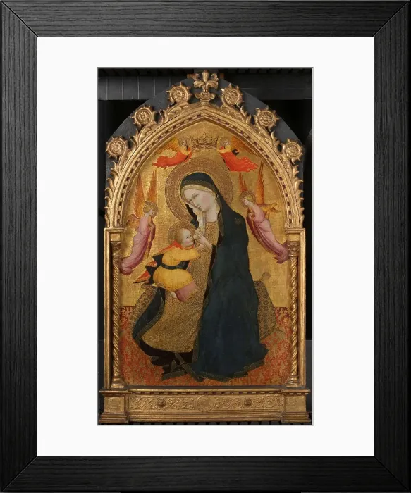 Framed Print : Madonna of Humility, c.1390. Creator: Circle of Agnolo Gaddi Framed Print : Madonna of Humility, c.1390. Creator: Circle of Agnolo Gaddi