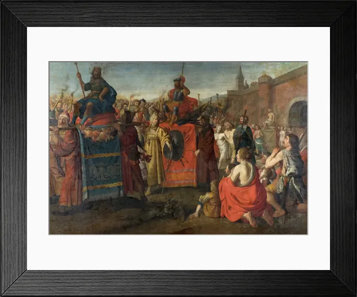 Framed Print : A Roman Triumphal Parade, 1641. Creator: Simon Peter Tilemann Framed Print : A Roman Triumphal Parade, 1641. Creator: Simon Peter Tilemann