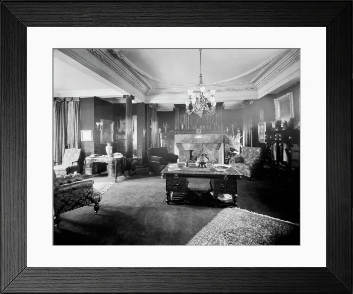 Framed Print : Home of Mrs. C.L. Stephens, 1123 Woodward Avenue, Detroit, Mich. between 1905 and 1915. Creator: Unknown Framed Print : Home of Mrs. C.L. Stephens, 1123 Woodward Avenue, Detroit, Mich. between 1905 and 1915. Creator: Unknown