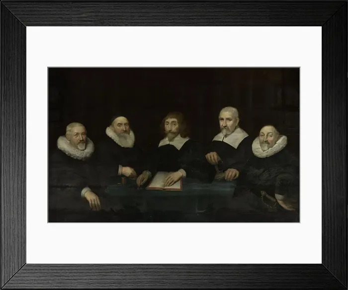 Framed Print : The Directors of the House of Correction of Middelburg, 1643. Creator: Allaert van Loeninga Framed Print : The Directors of the House of Correction of Middelburg, 1643. Creator: Allaert van Loeninga