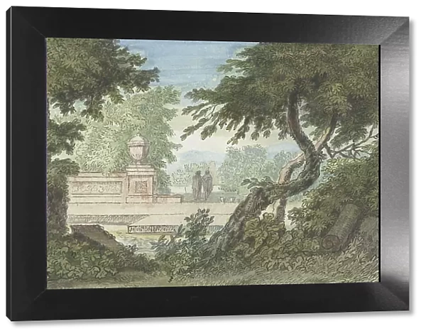 Arcadian landscape, 1706-1759. Creator: Jacob van Liender