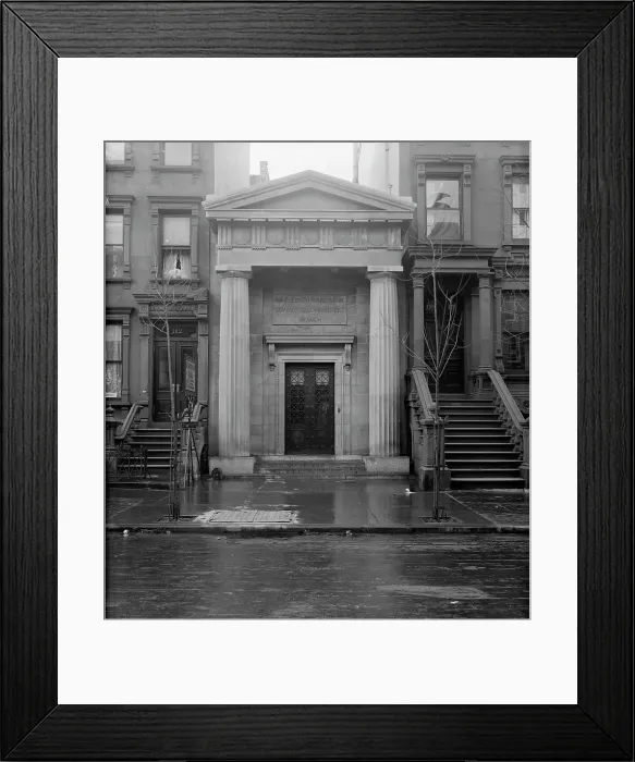 Framed Print : 19th Ward Bank, Seventy-second Street Branch, exterior, New York, N.Y. between 1905 and 1915. Creator: Unknown Framed Print : 19th Ward Bank, Seventy-second Street Branch, exterior, New York, N.Y. between 1905 and 1915. Creator: Unknown