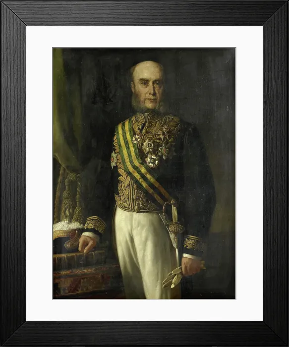 Framed Print : James Loudon, Governor-General, 1871-1885. Creator: Andries van den Berg Framed Print : James Loudon, Governor-General, 1871-1885. Creator: Andries van den Berg