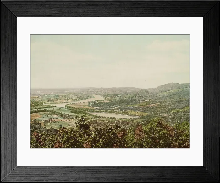 Framed Print : South from Mt. Holyoke, South Hadley, c1900. Creator: Unknown Framed Print : South from Mt. Holyoke, South Hadley, c1900. Creator: Unknown