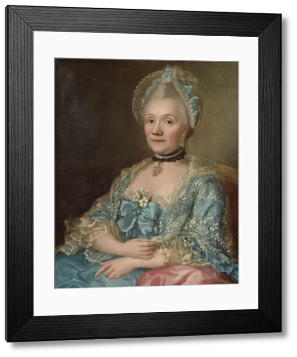 Framed Print : Dorothea Elisabeth Schultz, married Sauer, 1771. Creator: Ulrika Fredrika Pasch Framed Print : Dorothea Elisabeth Schultz, married Sauer, 1771. Creator: Ulrika Fredrika Pasch
