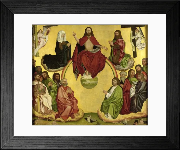 Framed Print : Last Judgment, c.1500. Creator: Anon Framed Print : Last Judgment, c.1500. Creator: Anon