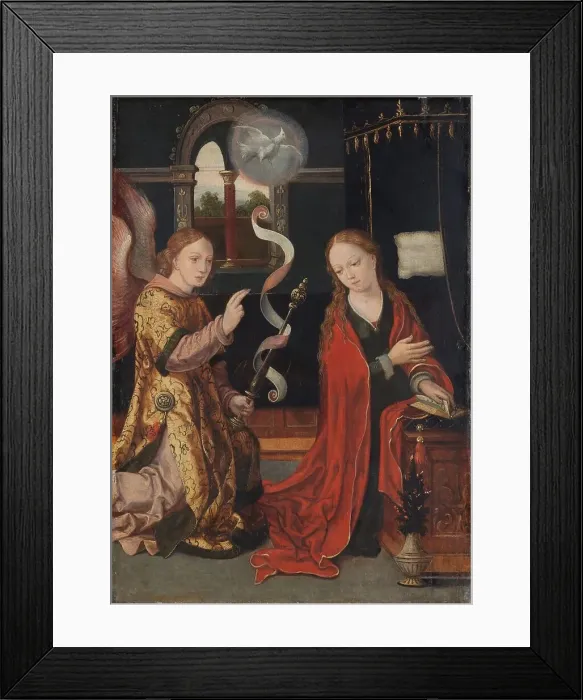 Framed Print : The Annunciation, c.1550. Creator: Anon