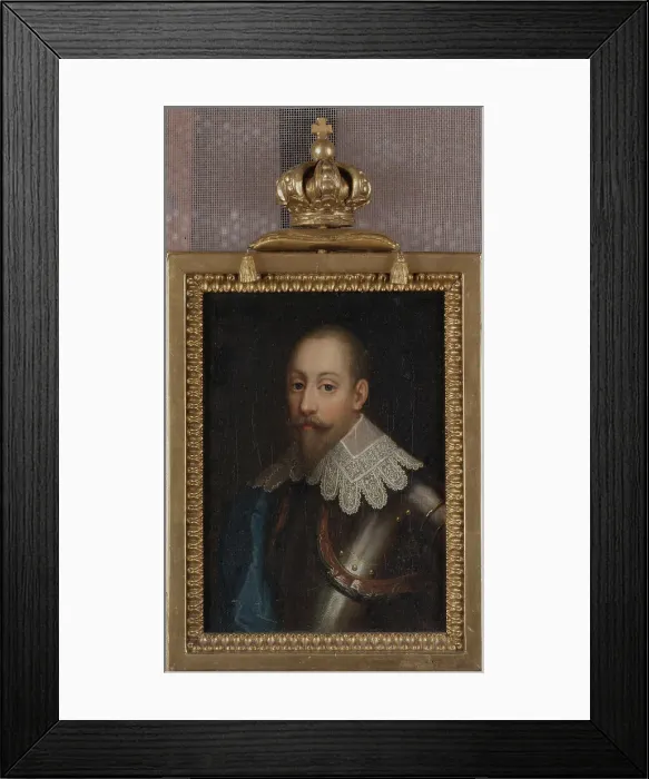 Framed Print : Gustav II Adolf, 1594-1632, King of Sweden, mid-late 18th century. Creator: Ulrika Fredrika Pasch Framed Print : Gustav II Adolf, 1594-1632, King of Sweden, mid-late 18th century. Creator: Ulrika Fredrika Pasch