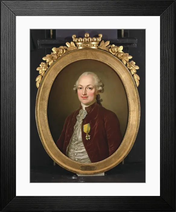 Framed Print : Erik Magnus Staël von Holstein, 1749-1802, 1796. Creator: Ulrika Fredrika Pasch
