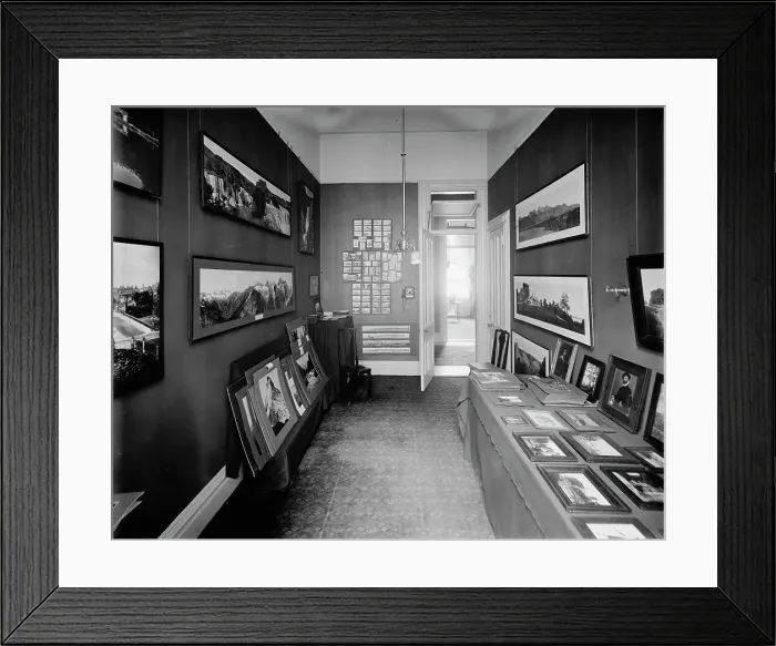 Framed Print : Detroit Publishing Co.'s display, Pruit Publishers, New York, N.Y. between 1905 and 1915. Creator: Unknown Framed Print : Detroit Publishing Co.'s display, Pruit Publishers, New York, N.Y. between 1905 and 1915. Creator: Unknown
