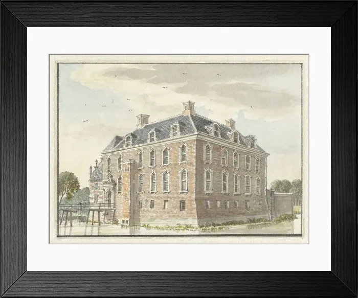 Framed Print : The House in Baek, 1743. Creator: Jan de Beyer