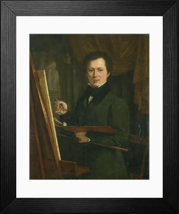Framed Print : Portrait of a Painter, c.1830. Creator: Anon Framed Print : Portrait of a Painter, c.1830. Creator: Anon