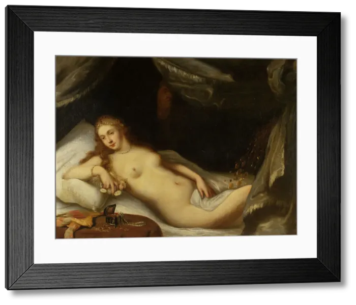 Framed Print : Danaë and the Shower of Gold, c16th century. Creator: Anon Framed Print : Danaë and the Shower of Gold, c16th century. Creator: Anon
