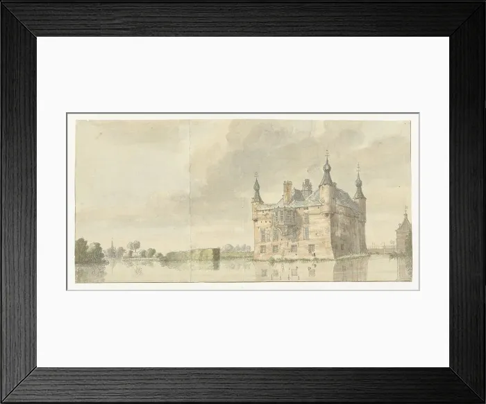 Framed Print : The Driesberg House, 1744. Creator: Jan de Beyer Framed Print : The Driesberg House, 1744. Creator: Jan de Beyer