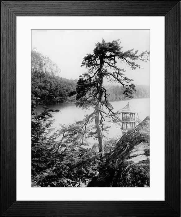 Framed Print : Mohonk Mountain House, Lake Mohonk, N.Y. between 1905 and 1915. Creator: Unknown Framed Print : Mohonk Mountain House, Lake Mohonk, N.Y. between 1905 and 1915. Creator: Unknown