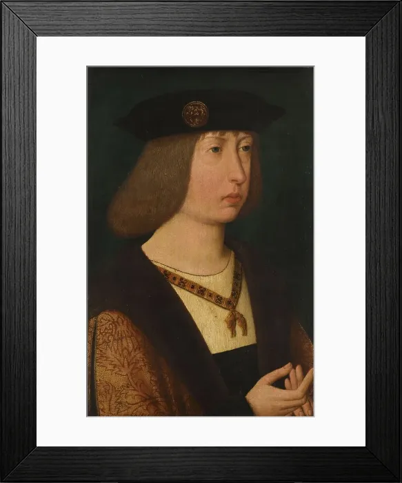 Framed Print : Portrait of Philip the Fair, Duke of Burgundy, c.1500. Creator: Anon Framed Print : Portrait of Philip the Fair, Duke of Burgundy, c.1500. Creator: Anon