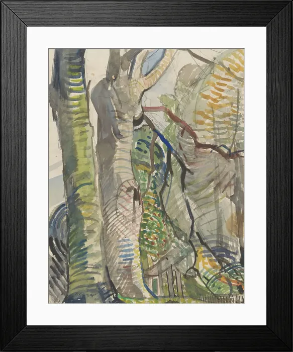 Framed Print : Forest landscape, 1891-1935. Creator: Herman Kruyder Framed Print : Forest landscape, 1891-1935. Creator: Herman Kruyder