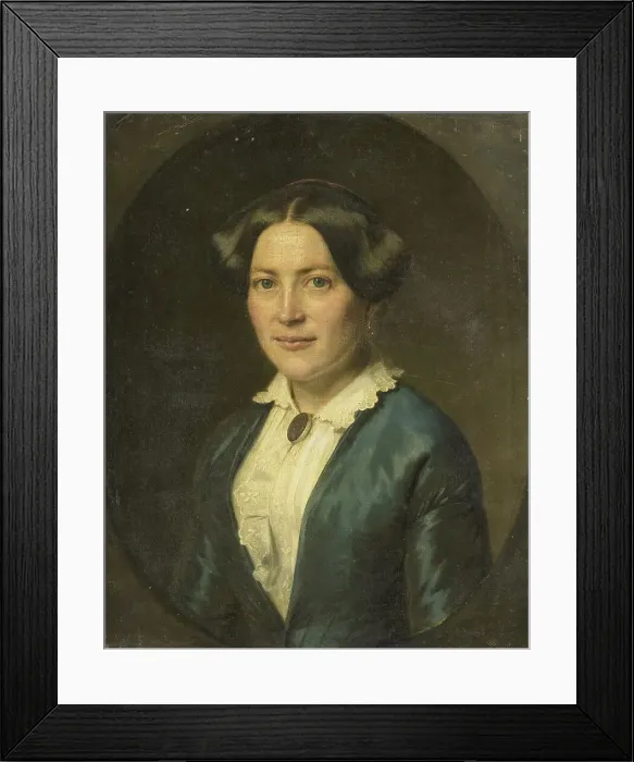Framed Print : Anna Charlotte Koppelaar, wife of Willem Frederik Wehmeyer, c.1850. Creator: Unknown Framed Print : Anna Charlotte Koppelaar, wife of Willem Frederik Wehmeyer, c.1850. Creator: Unknown