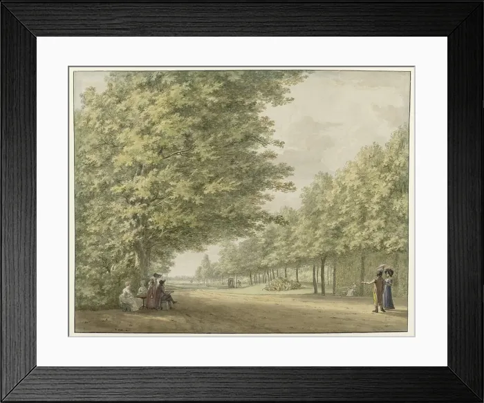 Framed Print : View of the gardens of the Zandbergen country estate, 1754-1820. Creator: Hermanus Numan Framed Print : View of the gardens of the Zandbergen country estate, 1754-1820. Creator: Hermanus Numan