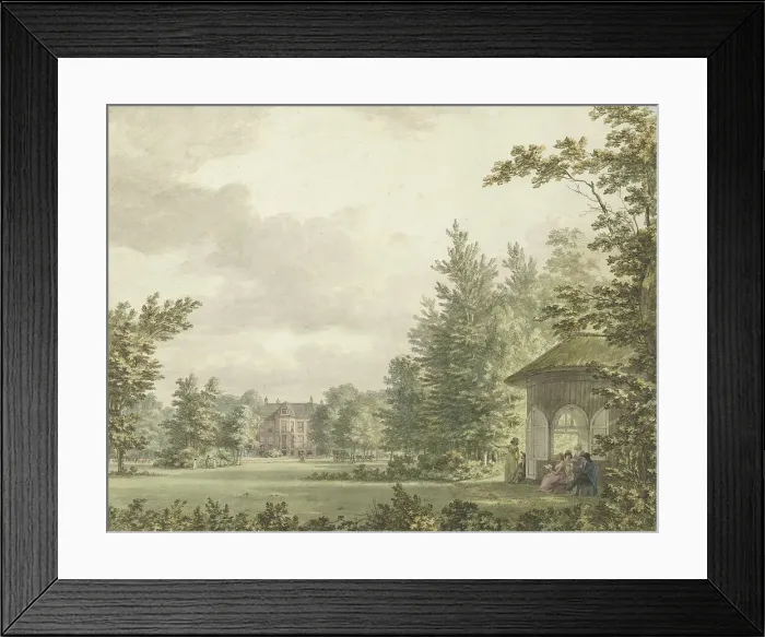 Framed Print : View of the Zandbergen country estate, 1754-1820. Creator: Hermanus Numan Framed Print : View of the Zandbergen country estate, 1754-1820. Creator: Hermanus Numan