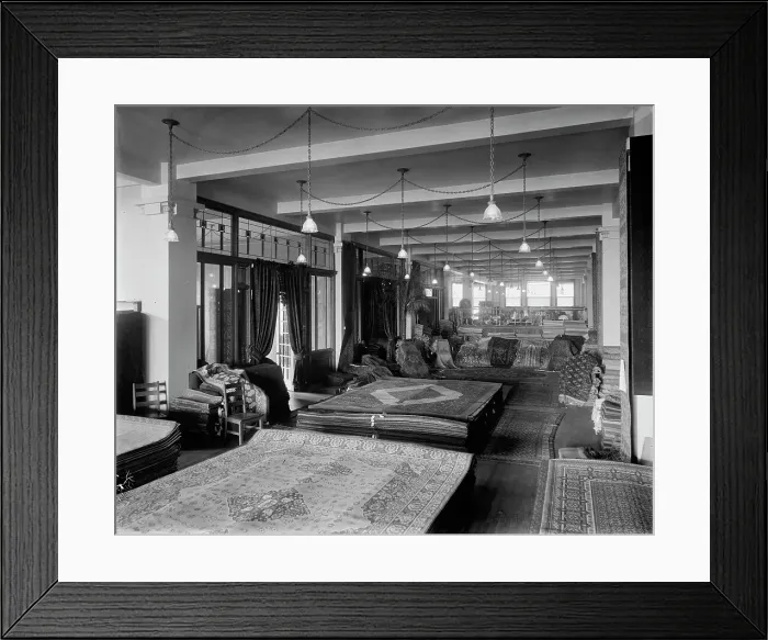 Framed Print : Elliott, Taylor, Woolfenden, carpet and drapery, Detroit, Mich. between 1905 and 1915. Creator: Unknown