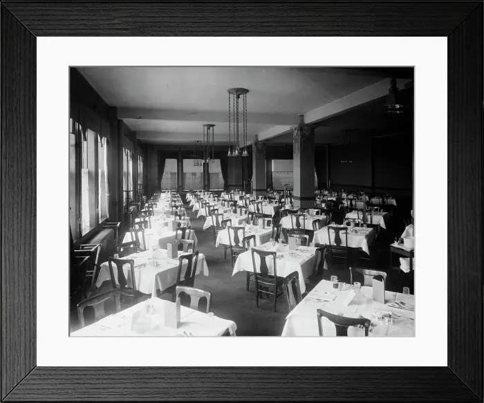 Framed Print : Elliott, Taylor, Woolfenden, cafe & banquet hall, Detroit, Mich. between 1905 and 1915. Creator: Unknown. Elliott, Taylor, Woolfenden, cafe & banquet hall, Detroit, Mich. between 1905 and 1915. Creator: Unknown Framed Print : Elliott, Taylor, Woolfenden, cafe & banquet hall, Detroit, Mich. between 1905 and 1915. Creator: Unknown. Elliott, Taylor, Woolfenden, cafe & banquet hall, Detroit, Mich. between 1905 and 1915. Creator: Unknown