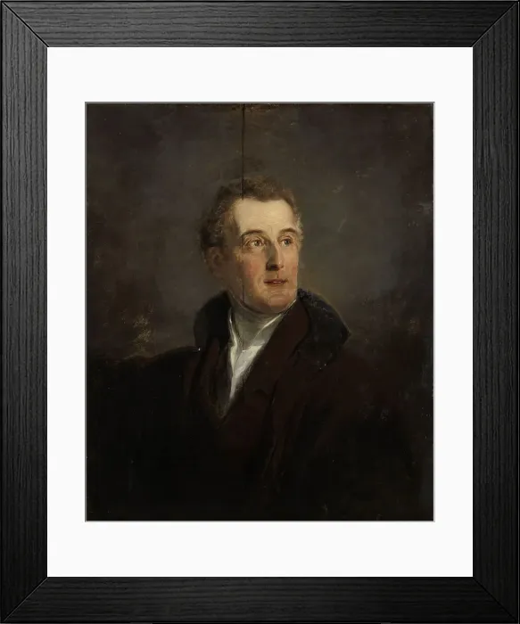 Framed Print : Portrait Study of Arthur Wellesley, Duke of Wellington, 1821. Creator: Nicolaas Pieneman Framed Print : Portrait Study of Arthur Wellesley, Duke of Wellington, 1821. Creator: Nicolaas Pieneman