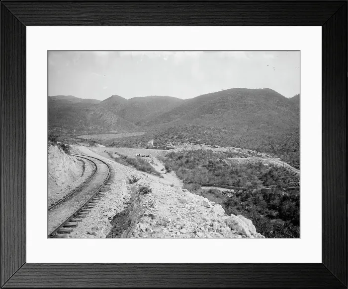 Framed Print : Loop near San Jose, between 1880 and 1897. Creator: William H. Jackson Framed Print : Loop near San Jose, between 1880 and 1897. Creator: William H. Jackson