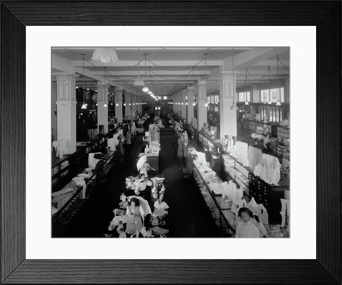 Framed Print : Elliott, Taylor, Woolfenden, first floor from front, Detroit, Mich. between 1905 and 1915. Creator: Unknown Framed Print : Elliott, Taylor, Woolfenden, first floor from front, Detroit, Mich. between 1905 and 1915. Creator: Unknown