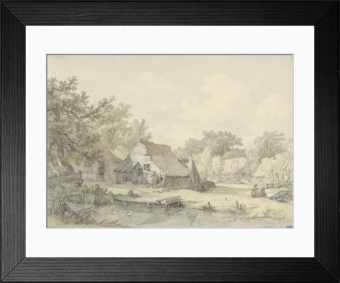Framed Print : On the Amstelveen road, 1776-1822. Creator: Jan Hulswit Framed Print : On the Amstelveen road, 1776-1822. Creator: Jan Hulswit