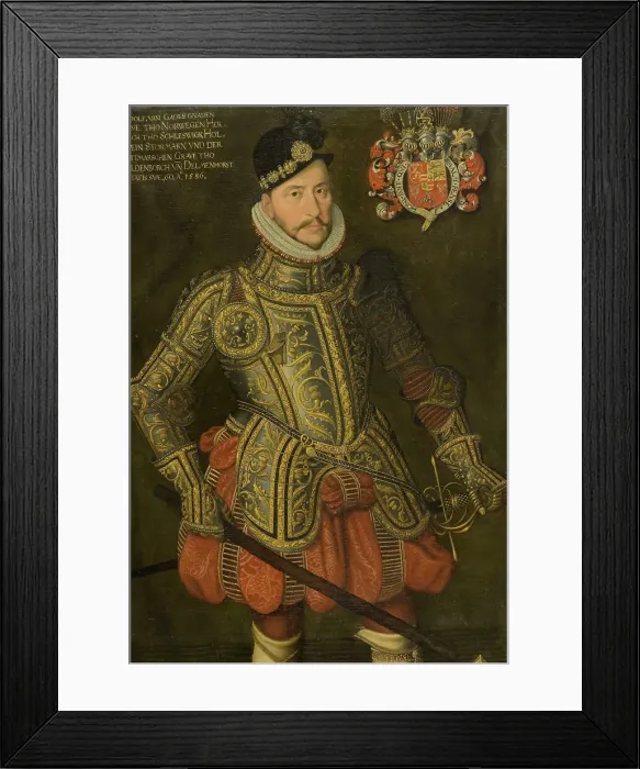 Framed Print : Adolf, 1526-1586, Duke of Holstein-Gottorp, 1586. Creator: Anon Framed Print : Adolf, 1526-1586, Duke of Holstein-Gottorp, 1586. Creator: Anon