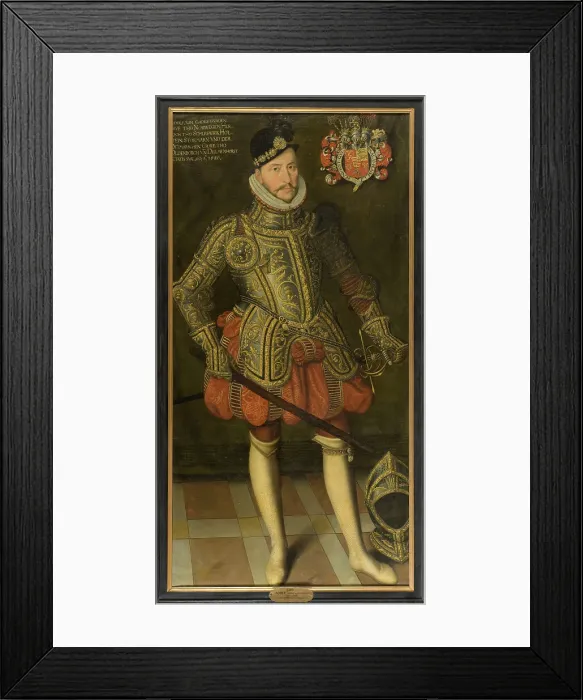 Framed Print : Adolf, 1526-1586, Duke of Holstein-Gottorp, 1586. Creator: Anon Framed Print : Adolf, 1526-1586, Duke of Holstein-Gottorp, 1586. Creator: Anon