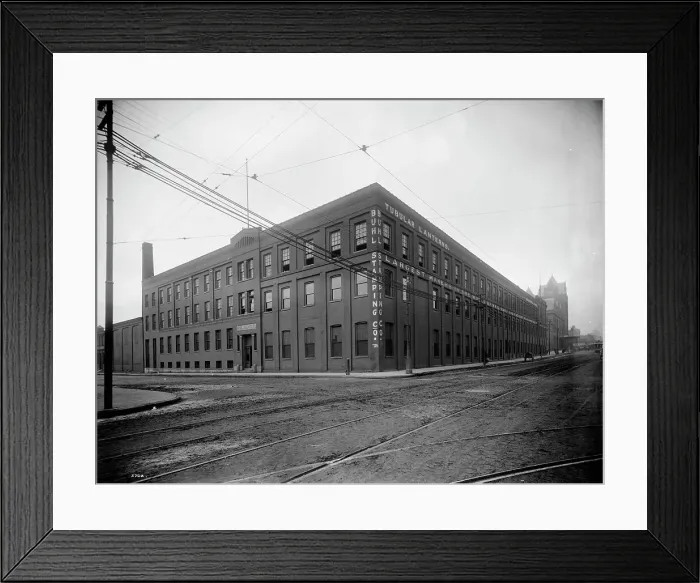 Framed Print : Buhl Stamping Co. building, Detroit, Mich. between 1905 and 1915. Creator: Unknown Framed Print : Buhl Stamping Co. building, Detroit, Mich. between 1905 and 1915. Creator: Unknown