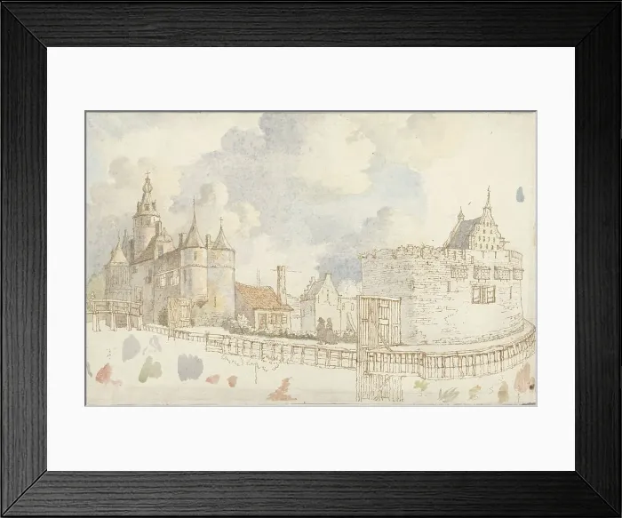 Framed Print : Marquette Castle, 1776-1822. Creator: Jan Hulswit Framed Print : Marquette Castle, 1776-1822. Creator: Jan Hulswit
