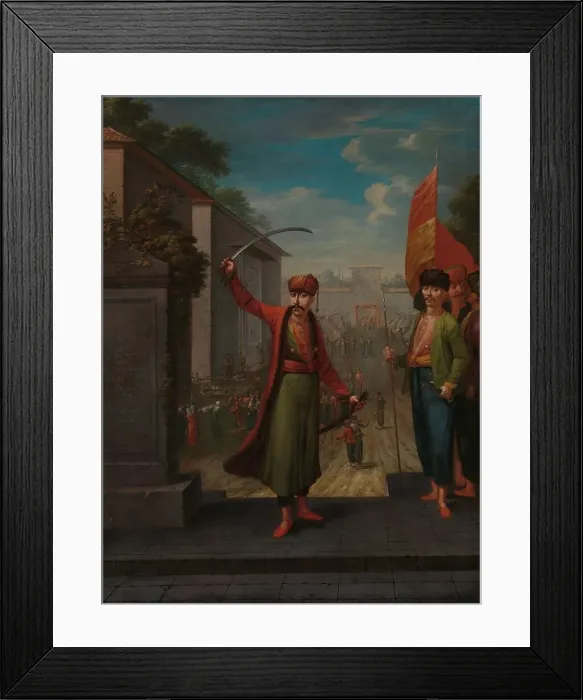 Framed Print : Patrona Halil, c.1730-c.1737. Creator: Jean Baptiste Vanmour Framed Print : Patrona Halil, c.1730-c.1737. Creator: Jean Baptiste Vanmour