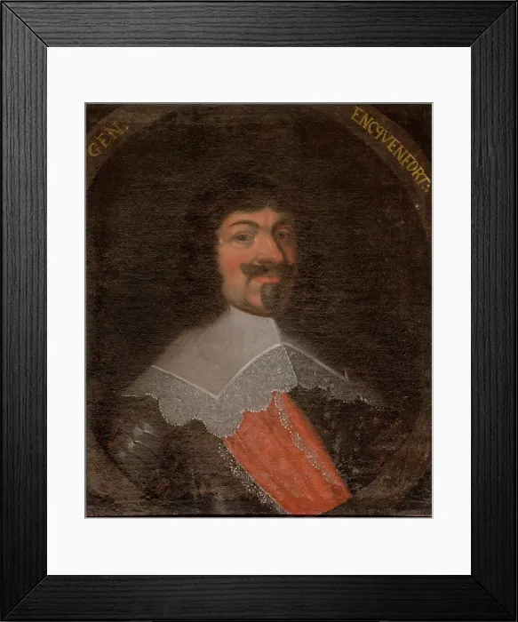 Framed Print : Adrian von Enkevort, Count, c17th century. Creator: Anon Framed Print : Adrian von Enkevort, Count, c17th century. Creator: Anon