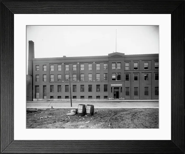 Framed Print : Buhl Stamping Co. building, Detroit, Mich. between 1905 and 1915. Creator: Unknown Framed Print : Buhl Stamping Co. building, Detroit, Mich. between 1905 and 1915. Creator: Unknown