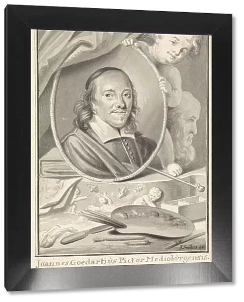 Portrait of Johannes Goedaert, 1734-1785. Creator: Jan Stolker