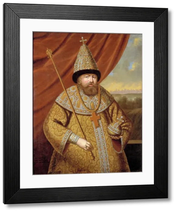 Framed Print : Alexei Mikhailovich, Tsar of Russia, c17th century. Creator: Anon Framed Print : Alexei Mikhailovich, Tsar of Russia, c17th century. Creator: Anon