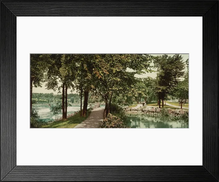 Framed Print : Niagara, Prospect Park, ca 1900. Creator: Unknown Framed Print : Niagara, Prospect Park, ca 1900. Creator: Unknown