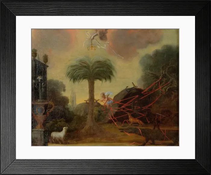 Framed Print : Allegory, unknown date. Creator: Anon Framed Print : Allegory, unknown date. Creator: Anon