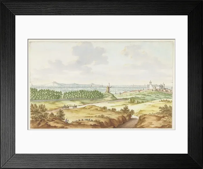 Framed Print : View of Kleve from the Galgenberg, 1680-1685. Creator: Jan van Call Framed Print : View of Kleve from the Galgenberg, 1680-1685. Creator: Jan van Call
