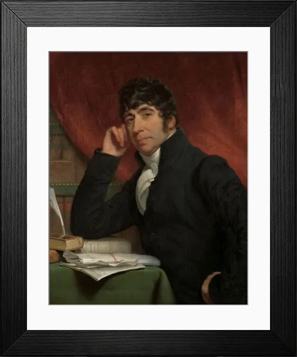 Framed Print : Portrait of Willem Bilderdijk, 1810. Creator: Charles Howard Hodges Framed Print : Portrait of Willem Bilderdijk, 1810. Creator: Charles Howard Hodges
