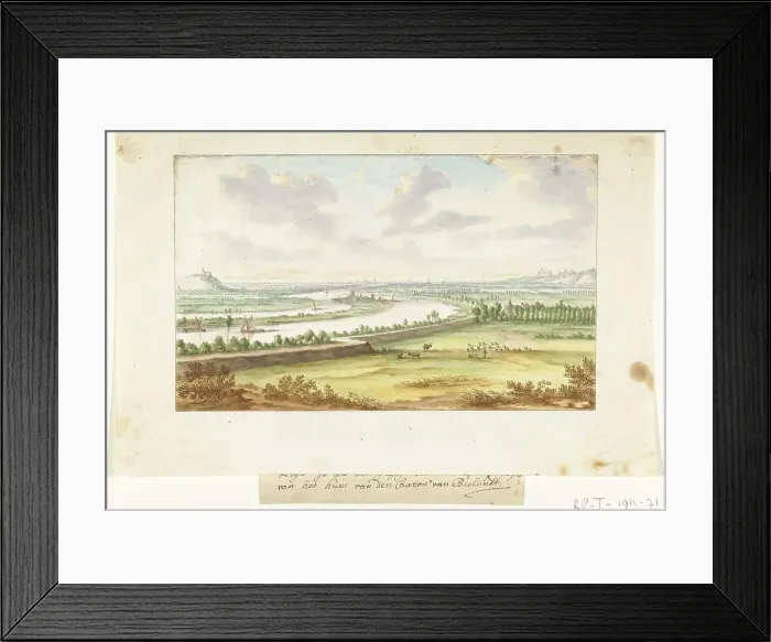 Framed Print : View of Schenkenschans, 1666-1706. Creator: Jan van Call Framed Print : View of Schenkenschans, 1666-1706. Creator: Jan van Call