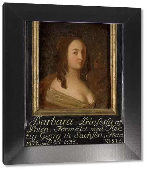 Barbara, 1478-1535, Princess of Poland, Duchess of Saxony, c16th century. Creator: Anon
