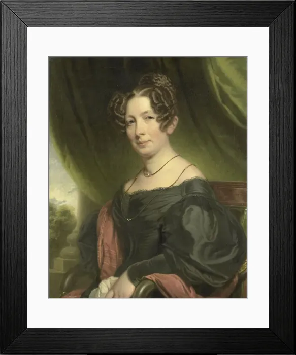 Framed Print : Maria Antoinette Charlotte Sanderson (1782-1859), Wife of Johan Fraser, 1835. Creator: Charles Howard Hodges Framed Print : Maria Antoinette Charlotte Sanderson (1782-1859), Wife of Johan Fraser, 1835. Creator: Charles Howard Hodges