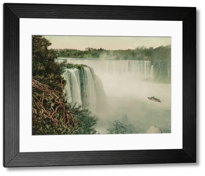 Framed Print : Niagara, Horseshoe Fall from Goat Island, c1898. Creator: Unknown Framed Print : Niagara, Horseshoe Fall from Goat Island, c1898. Creator: Unknown