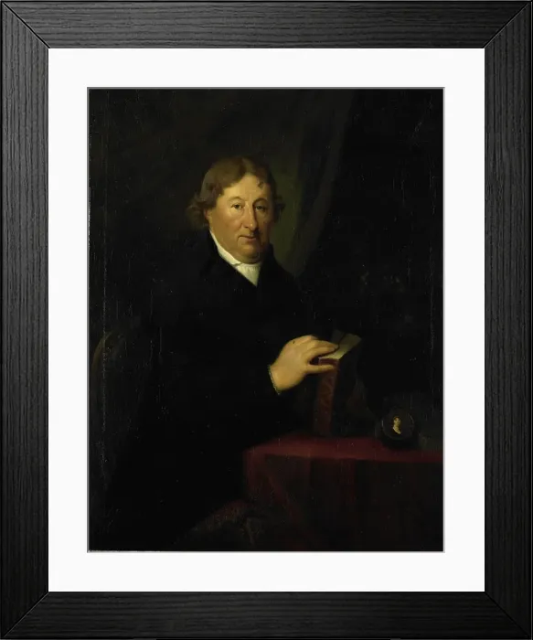 Framed Print : Portrait of Gerrit van der Pot, Lord of Groeneveld, Art Collector in Rotterdam, 1800-1807. Creator: Johann Bernhard Scheffer Framed Print : Portrait of Gerrit van der Pot, Lord of Groeneveld, Art Collector in Rotterdam, 1800-1807. Creator: Johann Bernhard Scheffer