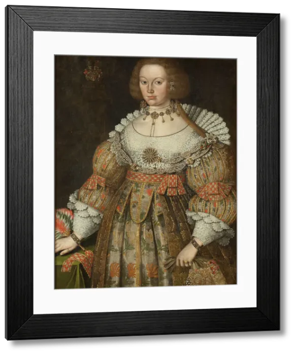 Framed Print : Beata von Yxkull, married Gyllenstierna (1618-1667), 1640. Creators: Anon, Erik Karlsson Gyllenstierna Framed Print : Beata von Yxkull, married Gyllenstierna (1618-1667), 1640. Creators: Anon, Erik Karlsson Gyllenstierna