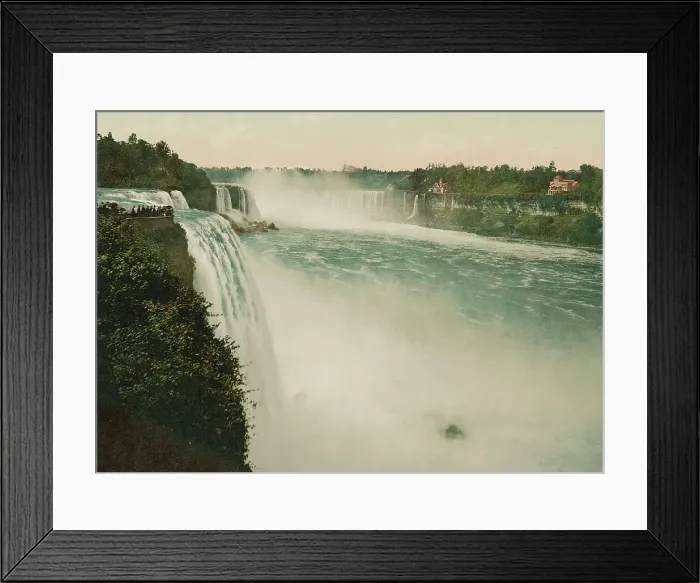 Framed Print : Niagara, the Falls from Prospect Point, c1898. Creator: Unknown